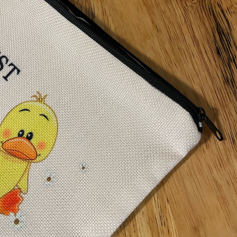 Just a Girl Who Loves Ducks Makeup Bag - Picture 3 of 4